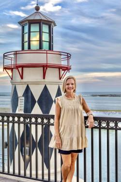 Danica on the Coast at the Lighthouse