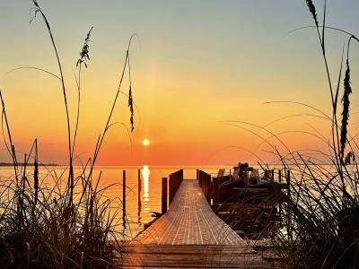 Bay Drive at Sunset